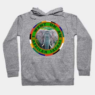 I Went On An African Safari Elephant Bull Hoodie